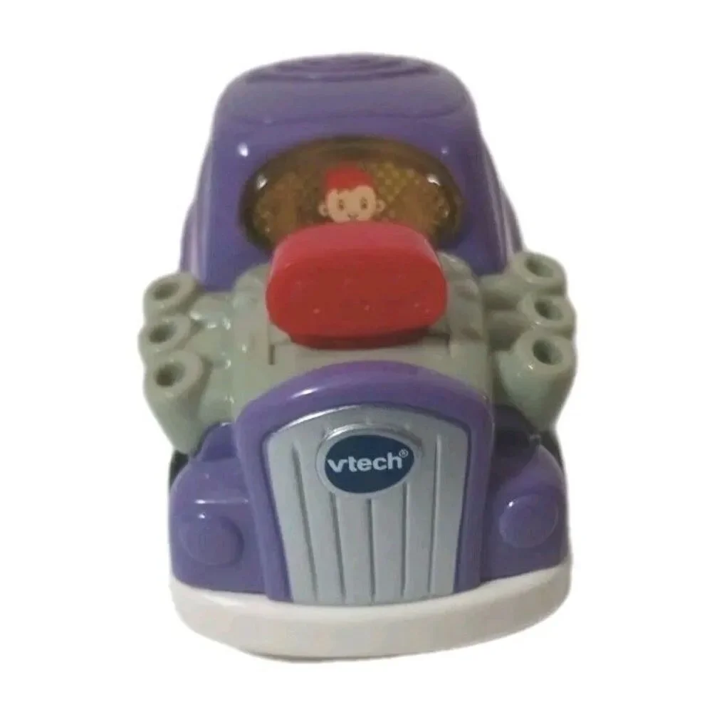 Vtech GoGo Smart Wheels Purple Hotrod Lights & Sound -Tested- Battery Operated